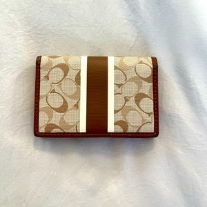 Coach Small Wallet/ Flap Card Case